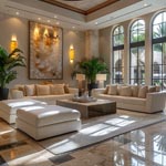 Painting Hotel Resort Building Interior Exterior Florida